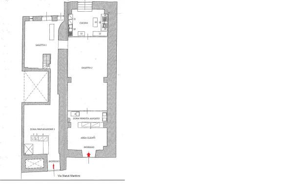 Alimentari in Via Statuti Marittimi, Trani, {3} - Planimetria 1