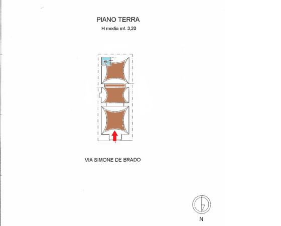 Negozio in Via Simone De Brado, Trani, {3} - Planimetria 1