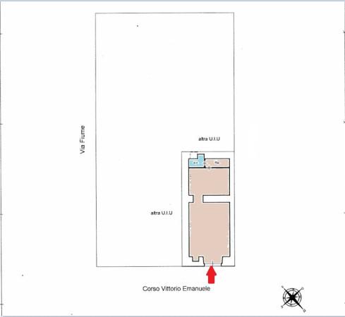 Negozio in Corso Vittorio Emanuele II, Trani, {3} - Planimetria 1
