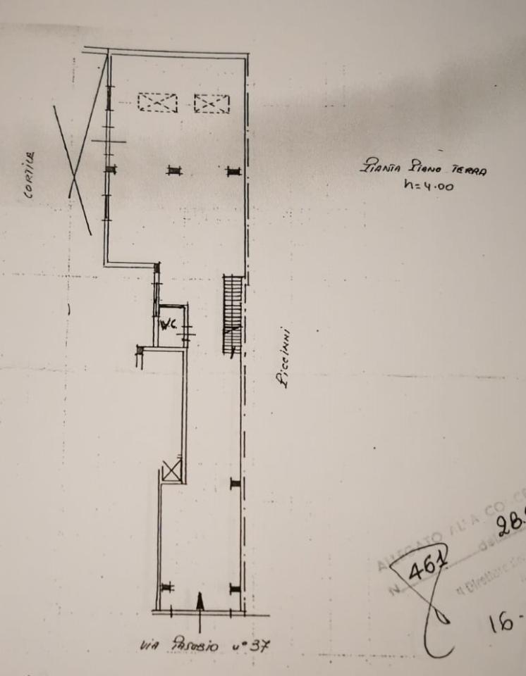 Negozio in Via Pasubio, Bari, {3} - Planimetria 1