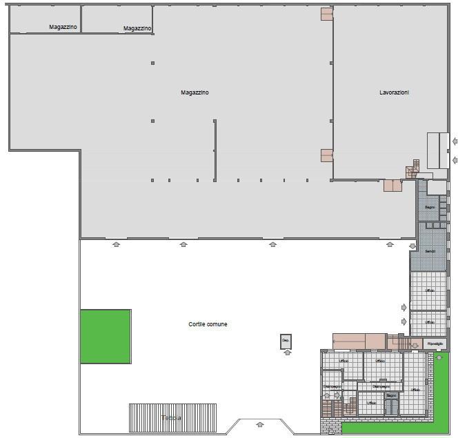Capannone in Via G. Galilei 217, Uboldo, {3} - Planimetria 1