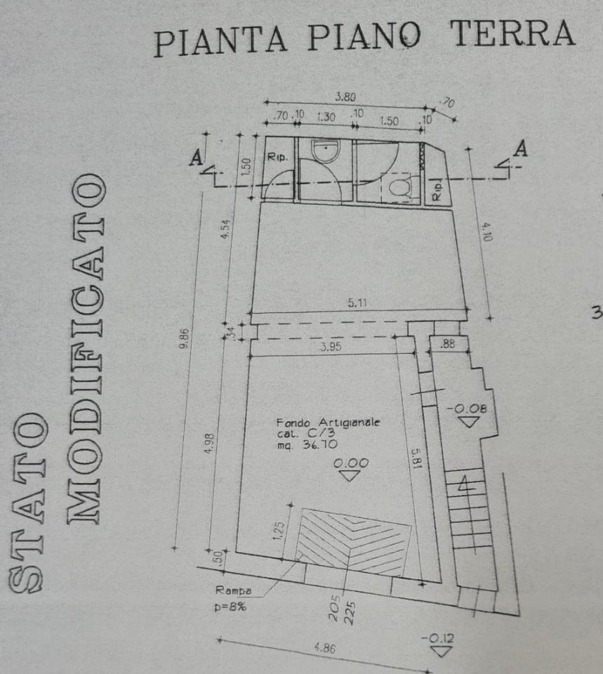 Locale commerciale in , Pisa, {3} - Planimetria 1