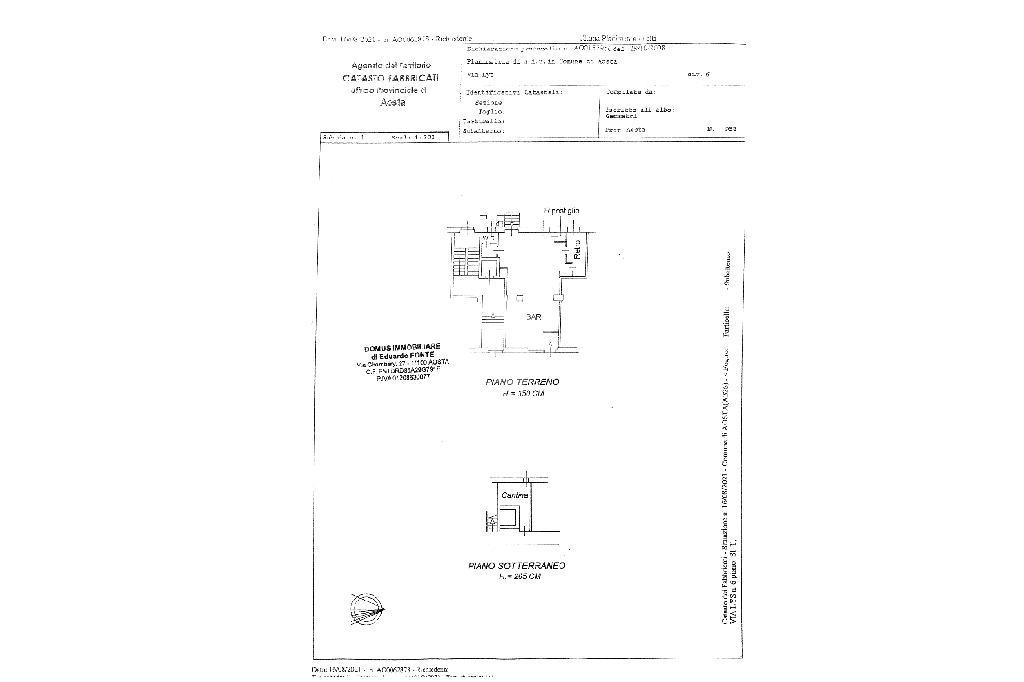 Negozio in Via Lys 18, Aosta, {3} - Planimetria 1