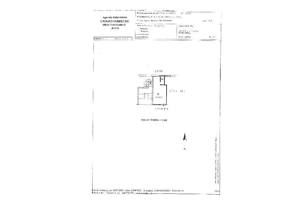 Negozio in Corso Saint - Martin - De - Corleans 312, Aosta, {3} - Planimetria 1