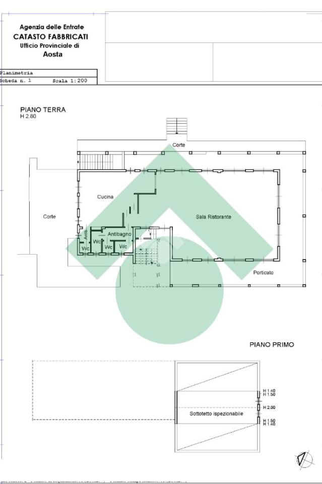Negozio in Via Moulins 65, Aymavilles, {3} - Planimetria 1