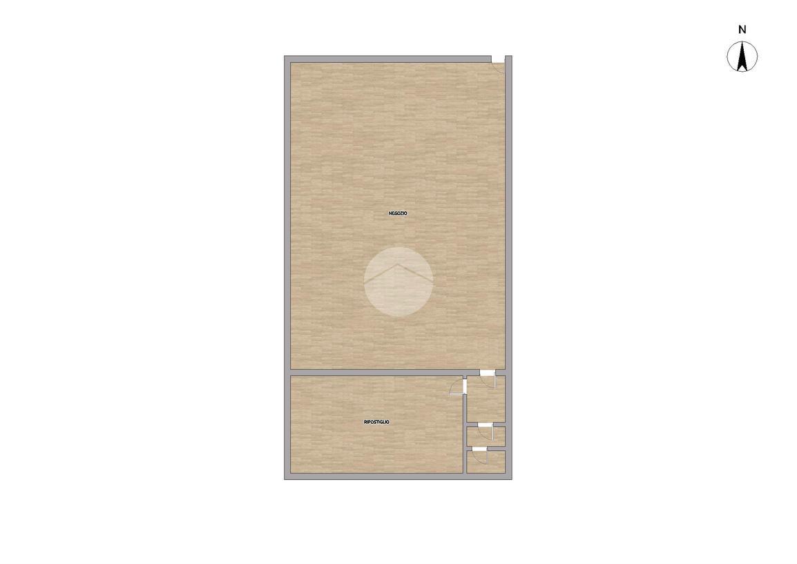 Negozio in Via Circonvallazione, Montirone, {3} - Planimetria 1