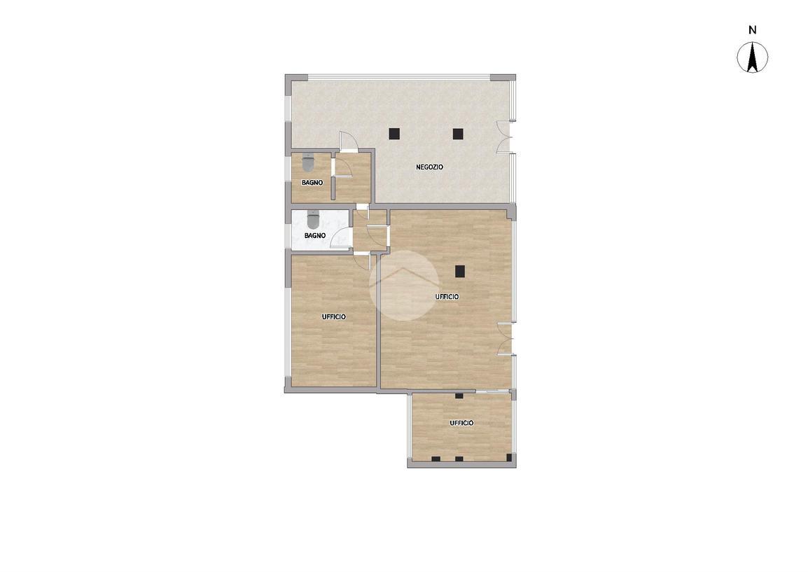 Negozio in Via Scuole 13, Azzano Mella, {3} - Planimetria 1