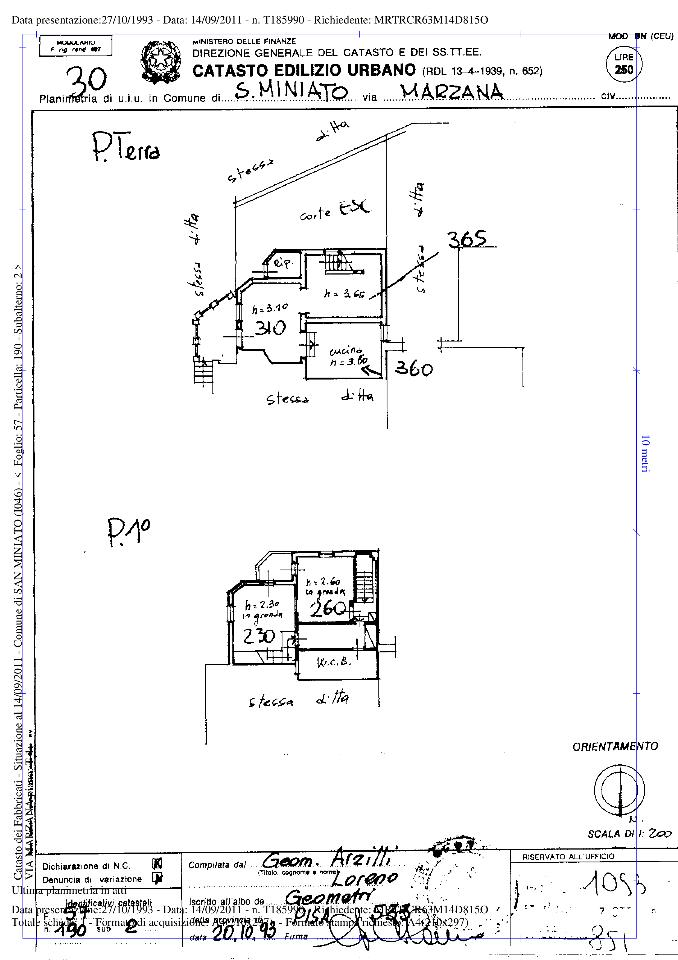 Azienda agricola in , San Miniato, {3} - Planimetria 1