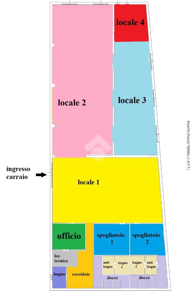 Magazzino in Via Depretis 1, Alessandria, {3} - Planimetria 1
