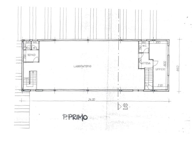 Capannone in , Castelfranco Di Sotto, {3} - Planimetria 1