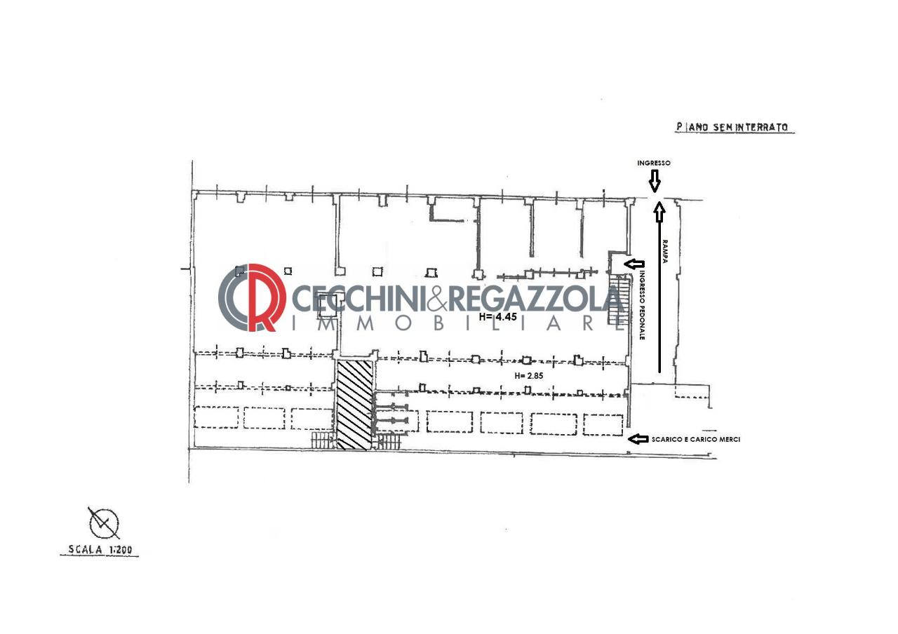 Laboratorio in Via Mac Mahon 7, Milano, {3} - Planimetria 1