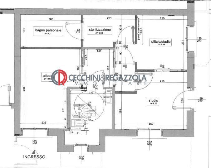 Ufficio in Via Venezia 9, Usmate Velate, {3} - Planimetria 1