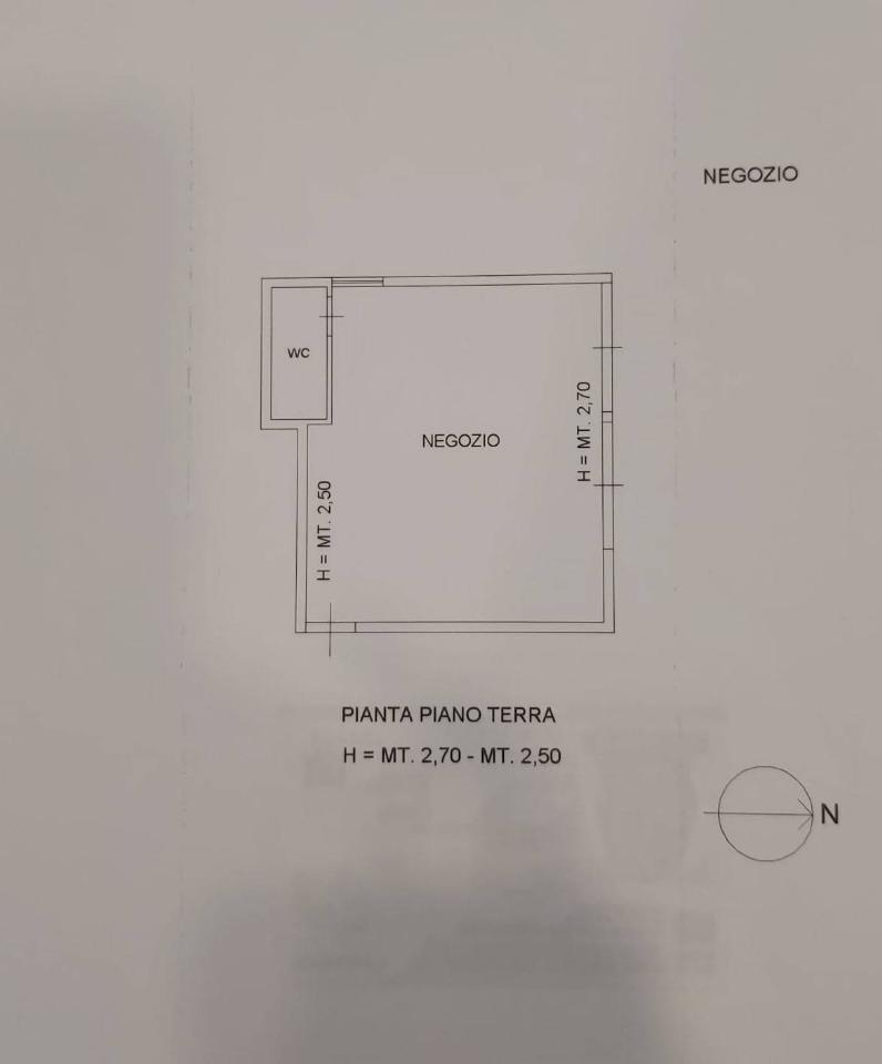 Esercizio commerciale in Via della Fonte, Monterotondo, {3} - Planimetria 1