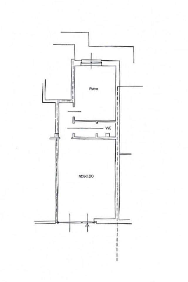 Negozio in Via Dante Alighieri, Rivolta D'Adda, {3} - Planimetria 1