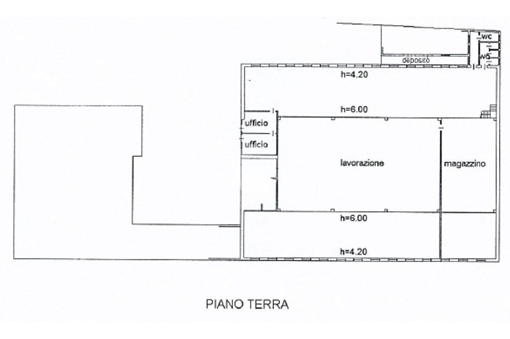 Capannone in Via Treviglio, Caravaggio, {3} - Planimetria 1