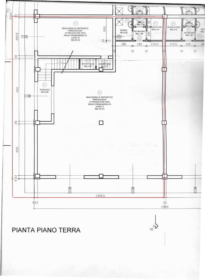 Capannone in Laura, Crespina Lorenzana, {3} - Planimetria 1