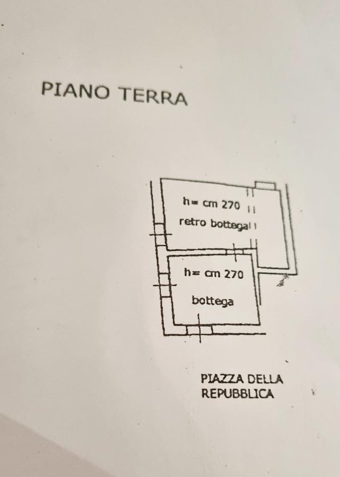 Locale commerciale in Za della Repubblica 29, Collesalvetti, {3} - Planimetria 1
