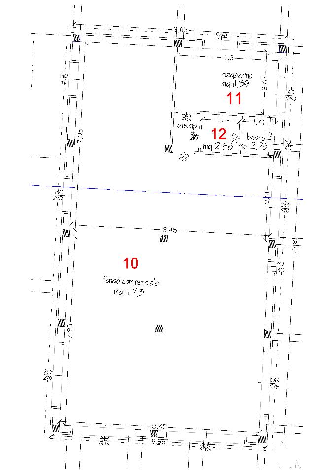 Negozio in a Martin Luther King 54, San Giuliano Terme, {3} - Planimetria 1