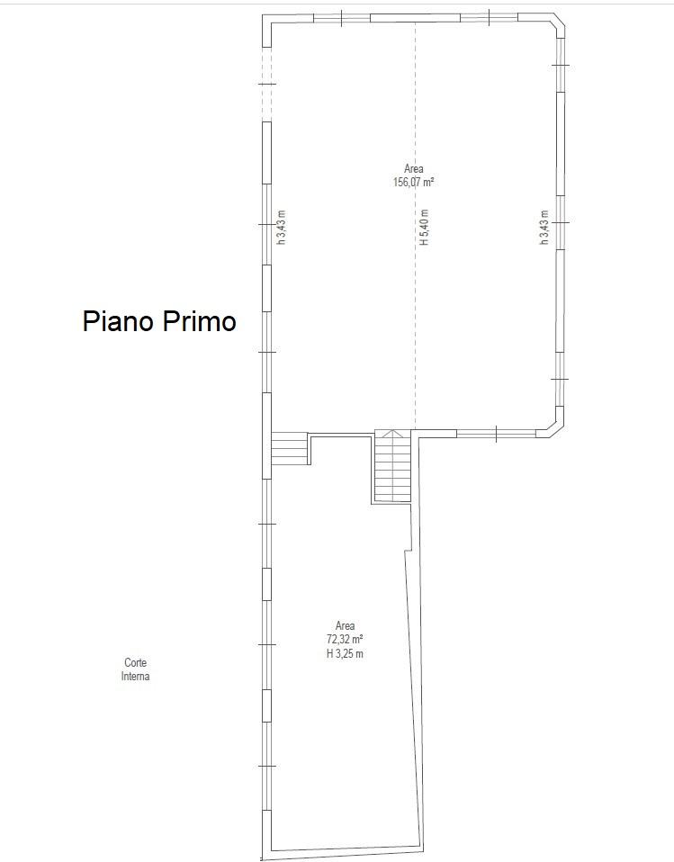 Locale commerciale in a della Vittoria 50053, Empoli, {3} - Planimetria 1