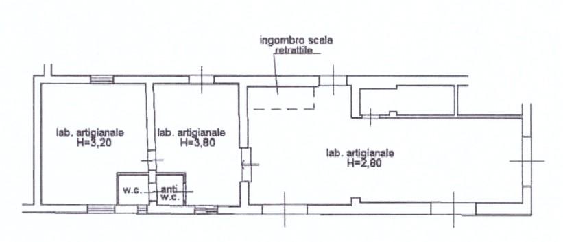 Locale commerciale in a Emilio Bardini 48, Empoli, {3} - Planimetria 1