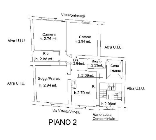 Vierzimmerwohnung, Poggibonsi - Foto 1