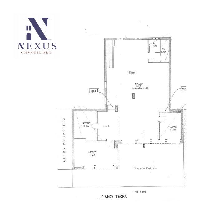 Negozio in Via Roma 145-147, Fano, {3} - Planimetria 1