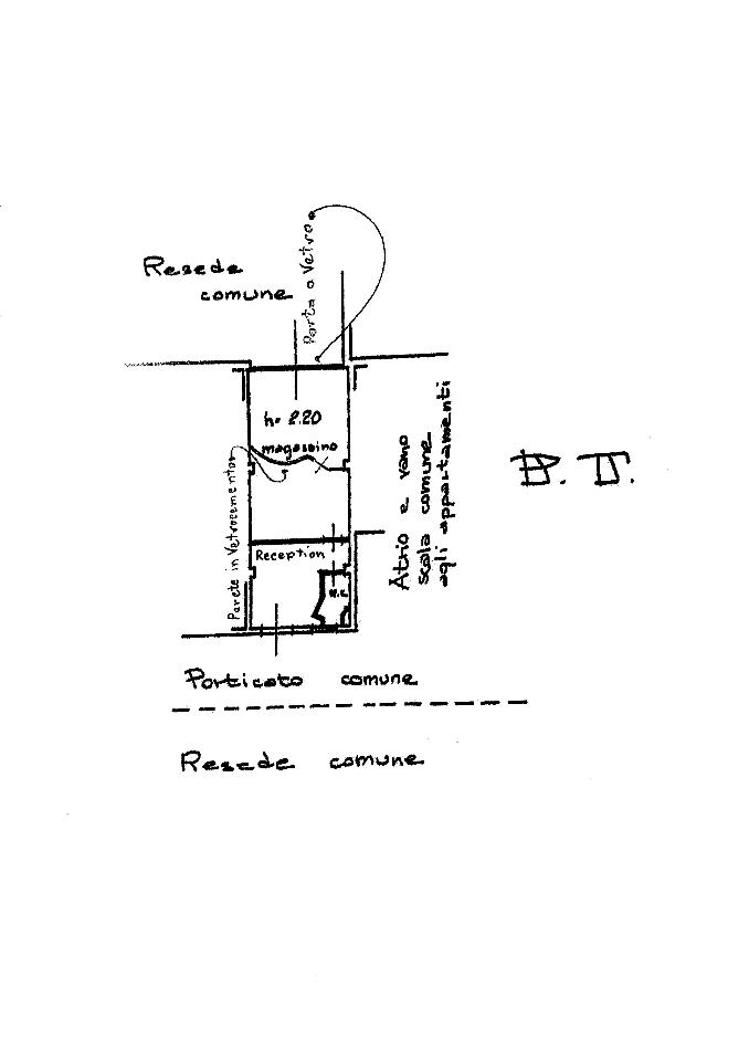 Magazzino in , Cascina, {3} - Planimetria 1
