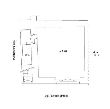 Negozio in Via Parroco Simeoli, Napoli, {3} - Planimetria 1