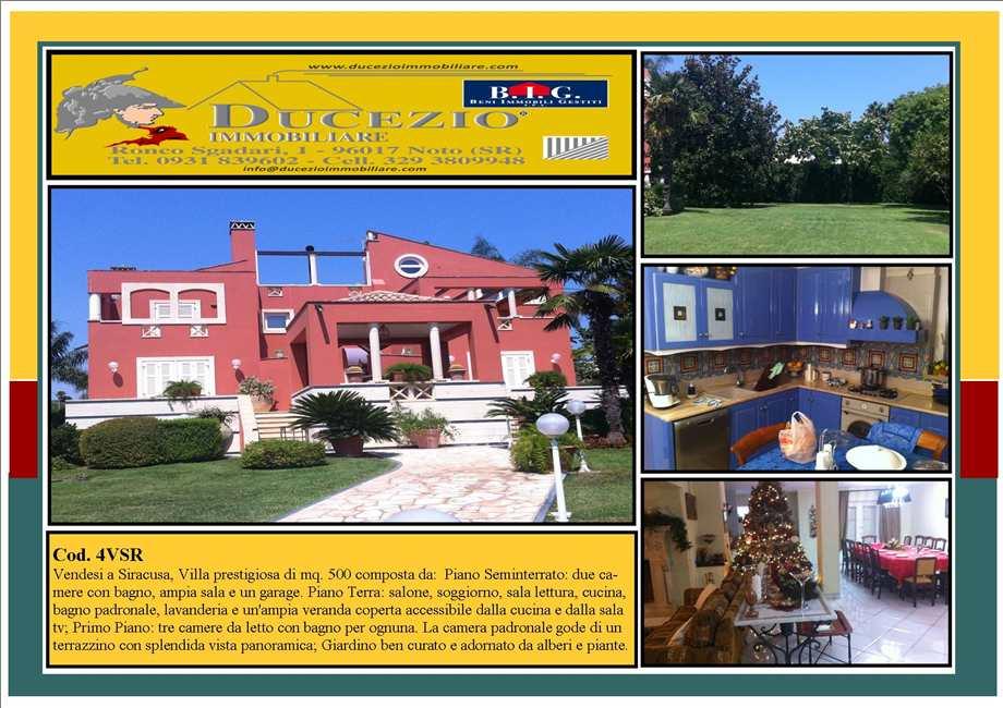 Villa in vendita a Siracusa