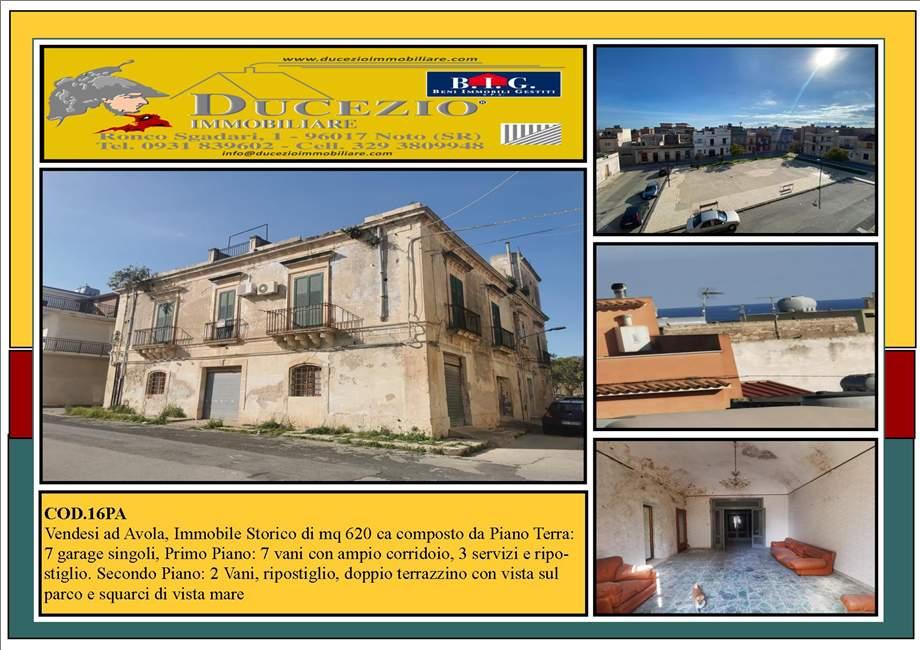 Palazzo storico in vendita a Avola