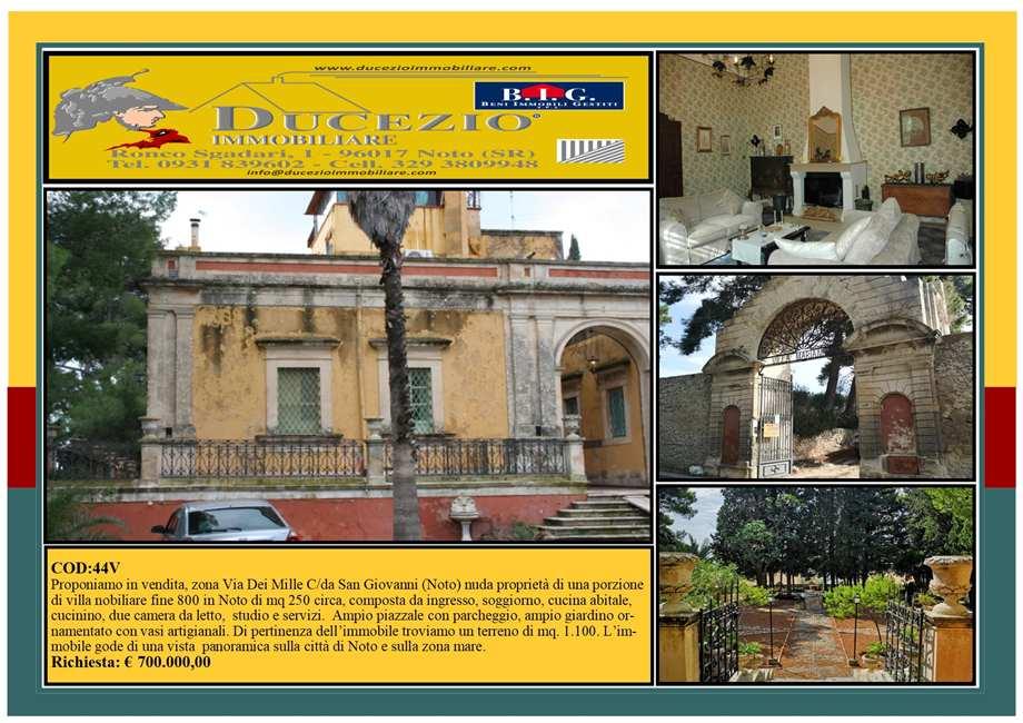 Villa storica in vendita a Noto