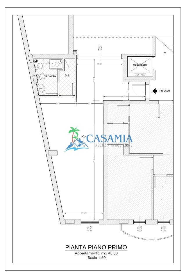 Ufficio in Via Luciano Manara, San Benedetto Del Tronto, {3} - Planimetria 1