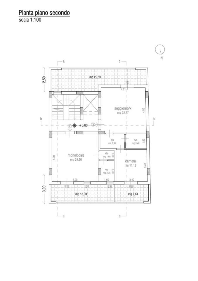 Trilocale in {3}, Via Risorgimento 89 - Planimetria 1