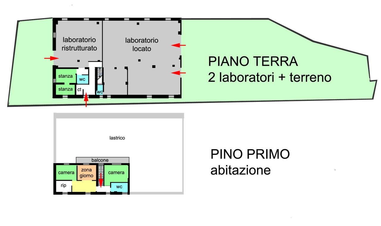 Laboratorio in Via Beinette, Beinette, {3} - Planimetria 1