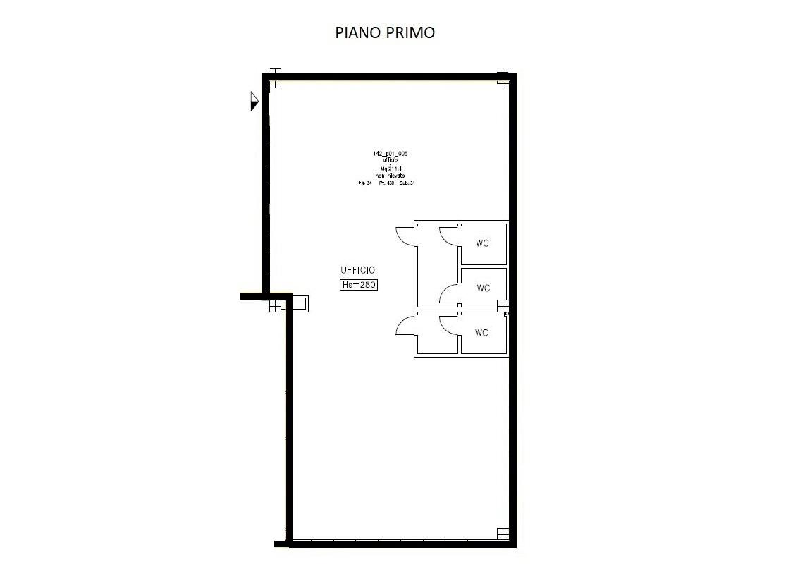 Ufficio in Via di Vittorio 27, Castel Maggiore, {3} - Planimetria 1