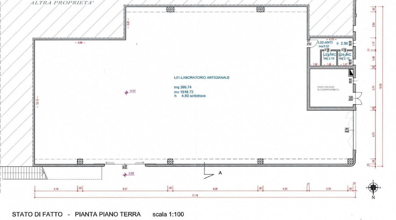 Capannone in Via Albettoniera 56, Rovolon, {3} - Planimetria 1