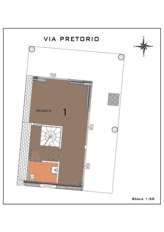 Negozio in Piazza Carlo Fontana, Magenta, {3} - Planimetria 1