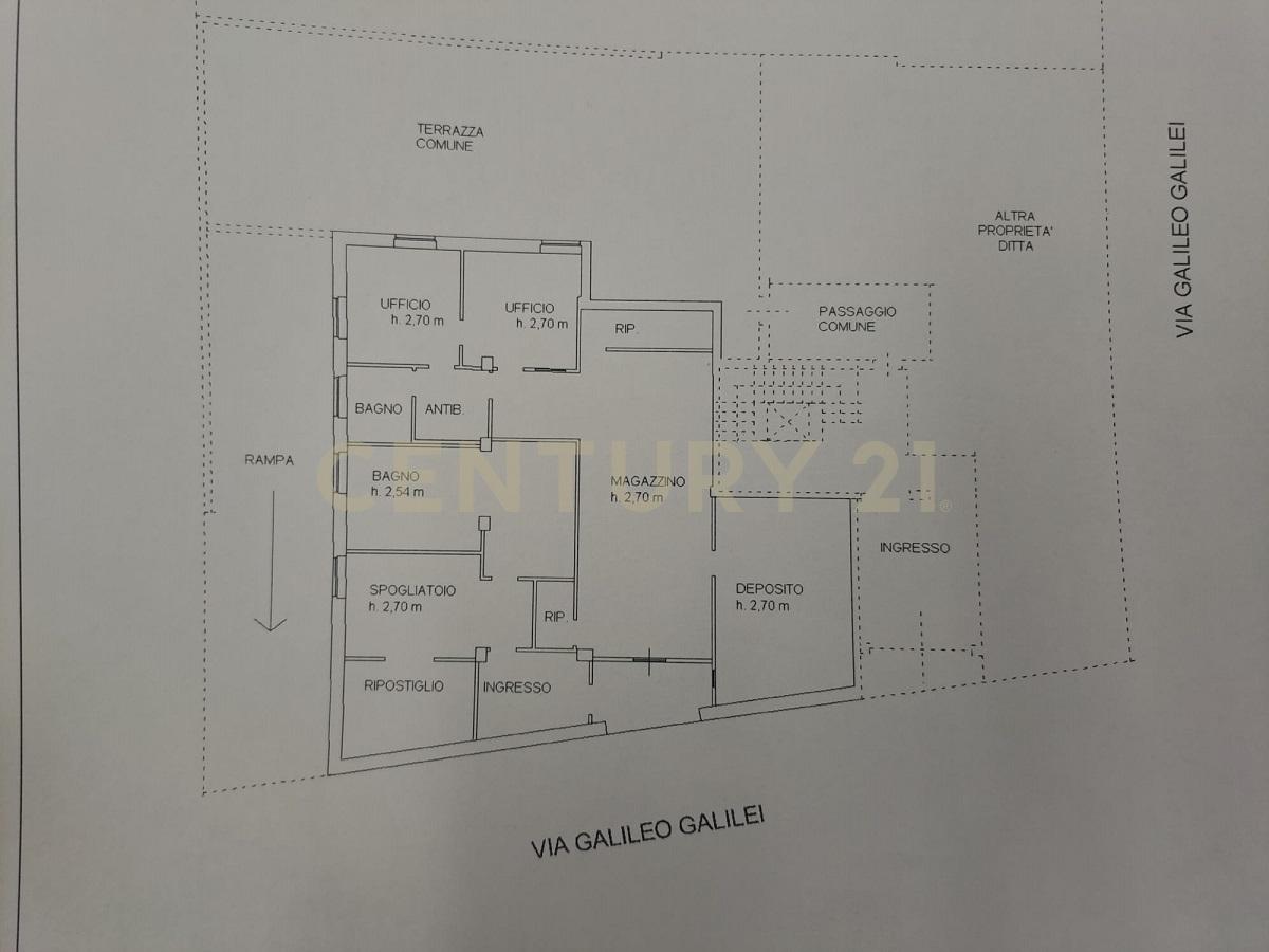 Negozio in Via Galileo Galilei 3, Verona, {3} - Planimetria 1