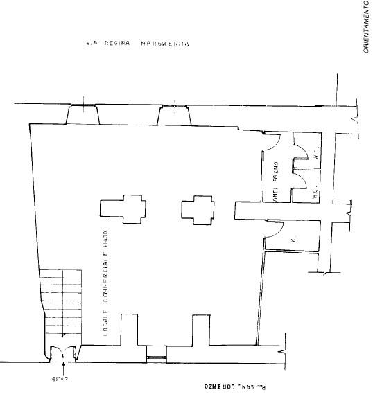 Negozio in Piazza San Lorenzo, Formello, {3} - Planimetria 1