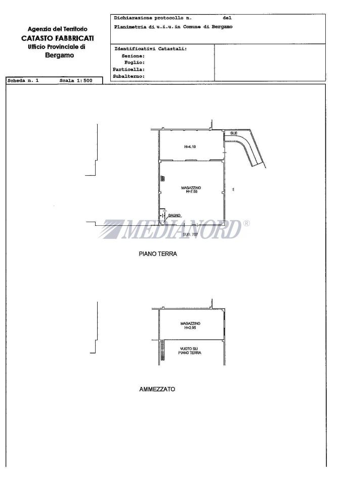 Capannone in , Bergamo, {3} - Planimetria 1