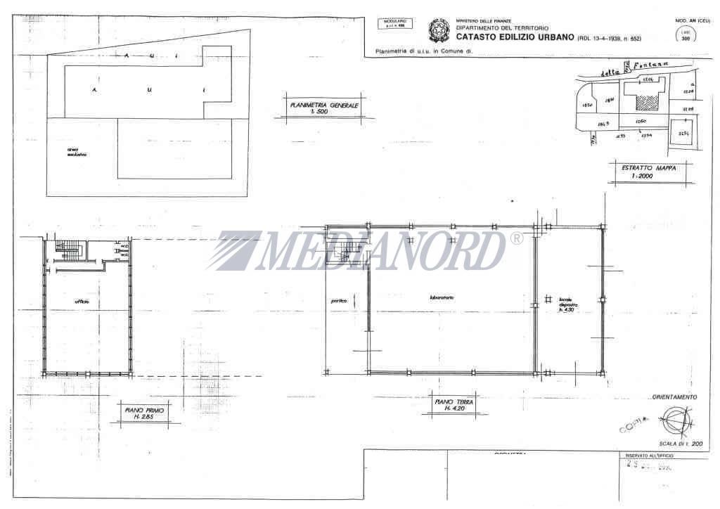 Capannone in Via Enrico Fermi 9, Suisio, {3} - Planimetria 1