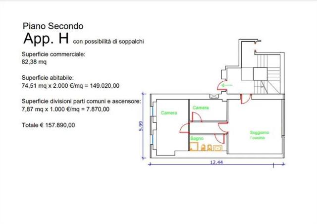 Trilocale in {3}, Via Glisente - Foto 1