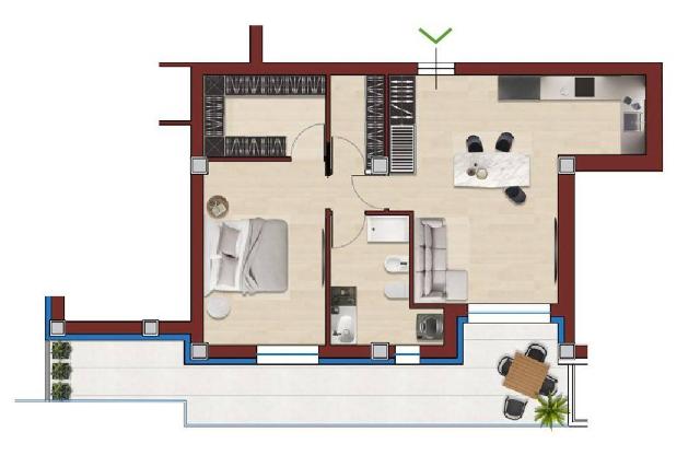 3-room flat in Lungomare Antonio Gramsci Snc, Porto San Giorgio - Photo 1