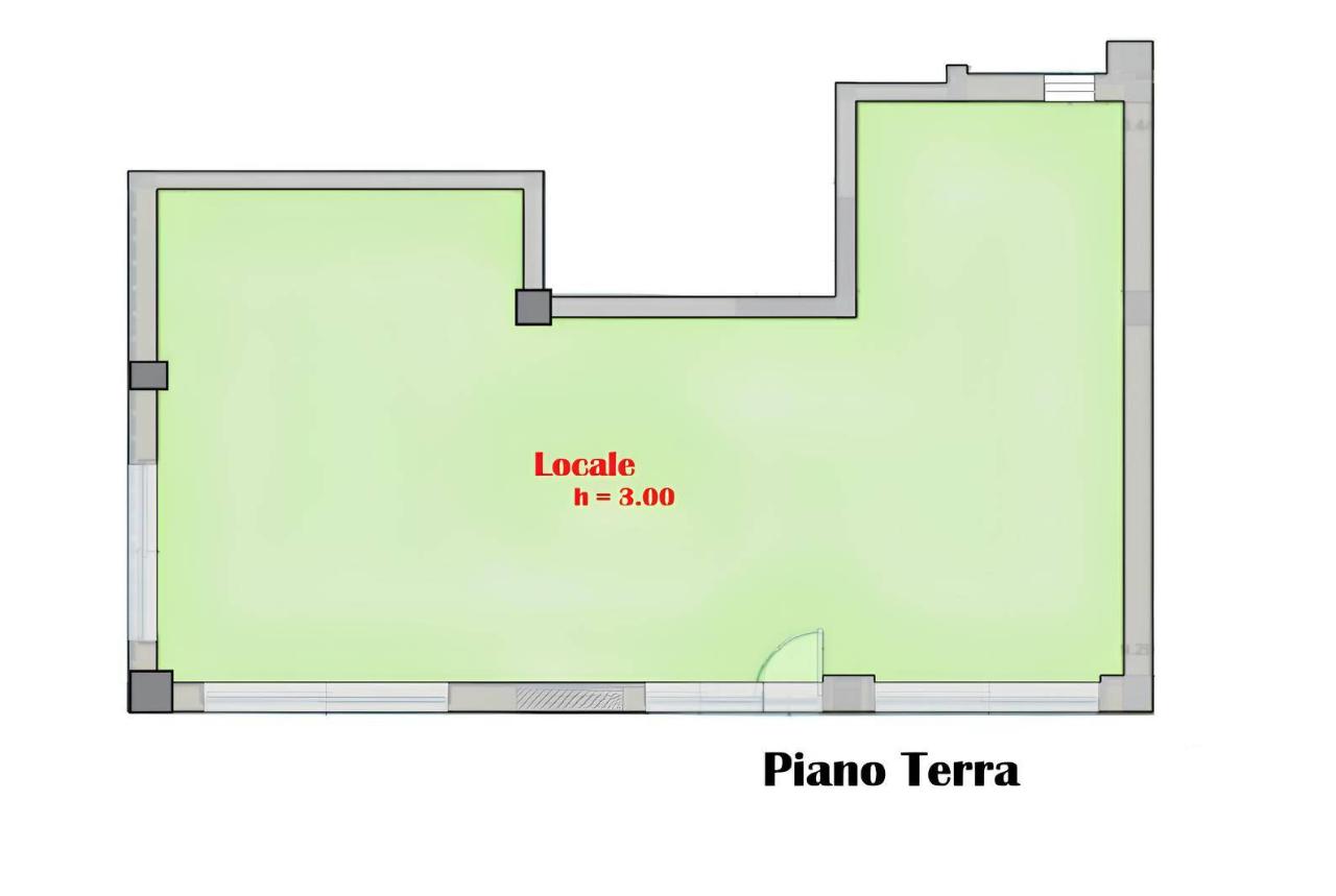 Negozio in Piazza Gaslini Snc, Porto San Giorgio, {3} - Foto 1