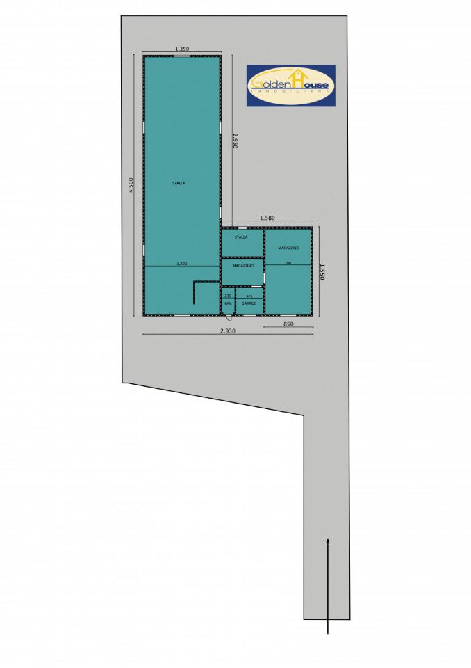 Capannone in Via Imperiale 60, Argenta, {3} - Planimetria 1