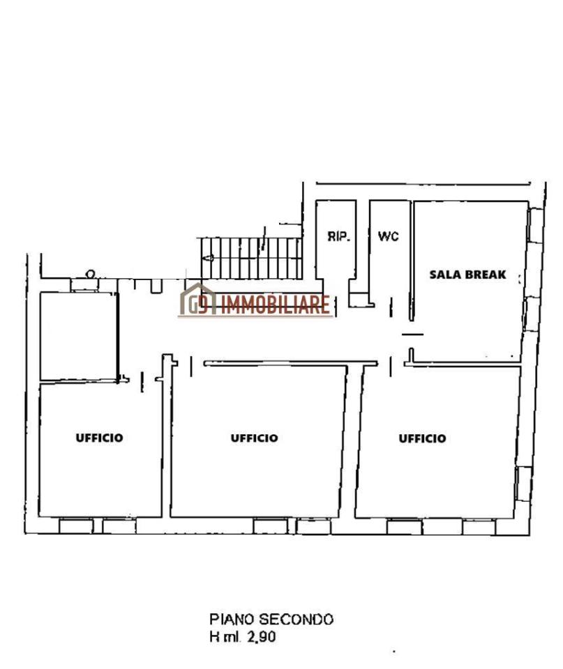 Ufficio in Via Roma 10, Montebelluna, {3} - Planimetria 1