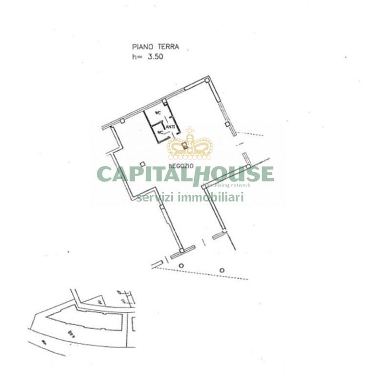 Negozio in Via S. Quasimodo 42/B, Castel Maggiore, {3} - Planimetria 1