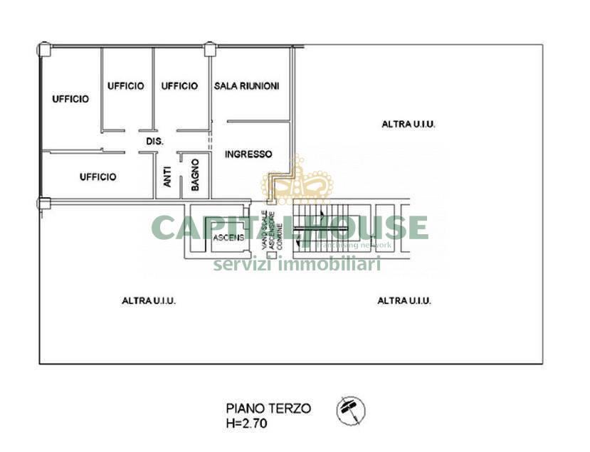 Ufficio in Via Selice, Imola, {3} - Planimetria 1