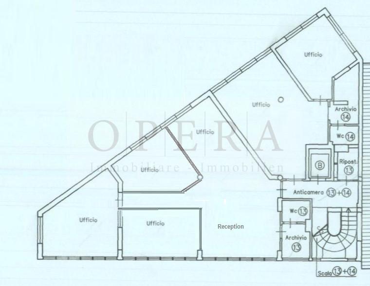 Ufficio in Via Macello, Bolzano, {3} - Planimetria 1