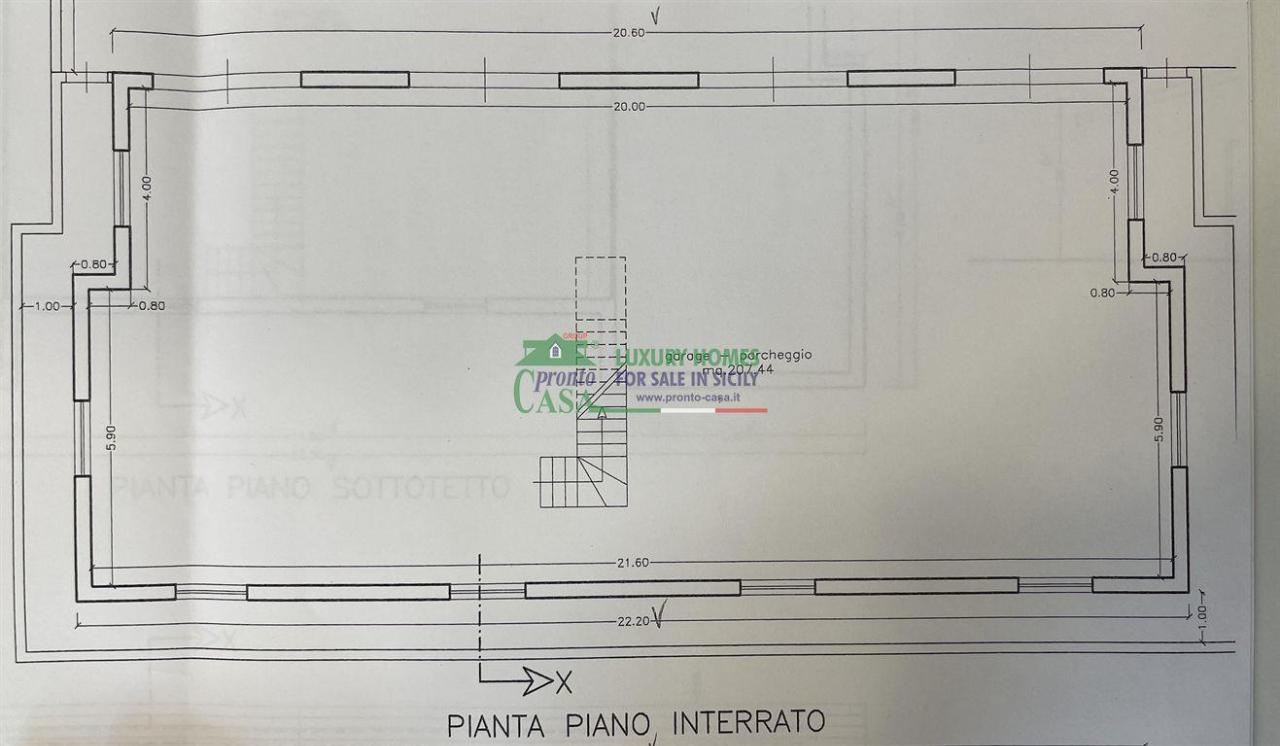 Palazzina commerciale in Contrada Sant'Antonio Lo Piano, Modica, {3} - Planimetria 1